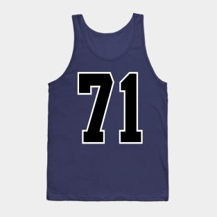 Number 71 Tank Top